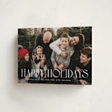 "Tipografia" - Holiday Cards in Sugar by Olivia Raufman - Folded Card