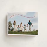 "Simple Twist" - Holiday Cards in Poinsettia by Erica Krystek - Folded Card