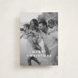 "Wonderful Christmas Time" - Holiday Cards in Snowflake by Wildfield Paper Co - Front