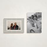 "Wonderful Christmas Time" - Holiday Cards in Snowflake by Wildfield Paper Co - Photo Orientation Options