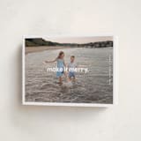 "frolicsome" - Holiday Cards in Snow by Snow and Ivy - Folded Card