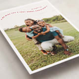 "Simple Twist" - Holiday Cards in Poinsettia by Erica Krystek - Detail