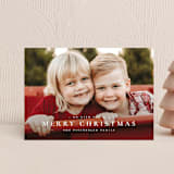"The Merriest of Days" - Holiday Cards in Snowflake by Wildfield Paper Co - Front