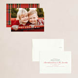 "The Merriest of Days" - Holiday Cards in Snowflake by Wildfield Paper Co - Assembled
