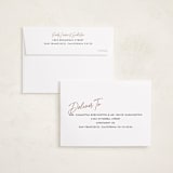 "Simply Scripted" - Holiday Cards in Copper by Stacey Meacham - FREE Recipient Addressing