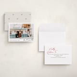 "Scripted Penmanship Frame" - Holiday Cards in Snow by Jackie Crawford - Assembled