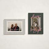 "Jottings" - Holiday Cards in Mistletoe by Pixel and Hank - Photo Orientation Options