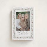 "Painted Garland" - Holiday Cards in Berry by Kristen Smith - Folded Card