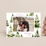 "in the snowy woods" - Holiday Cards in Fir by Helen Halik - Front