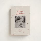 "dainty dots" - Holiday Cards in Cherry by Ellen Schlegelmilch - Folded Card