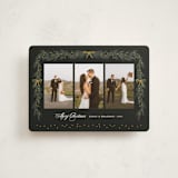 "Ribbon Garland" - Holiday Cards in Midnight by Elly - Front