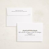 "Ribbon Garland" - Holiday Cards in Midnight by Elly - FREE Recipient Addressing