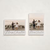 "Simply Charming" - Holiday Cards in Eggnog by Melanie Severin - Photo Orientation Options