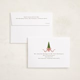 "Family Crest" - Holiday Cards in Currant by Susan Zinader - FREE Recipient Addressing