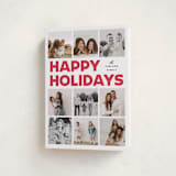 "Memory Squares" - Holiday Cards in Snow by Maria Alou - Folded Card