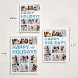 "Memory Squares" - Holiday Cards in Frost by Maria Alou - Formats Available