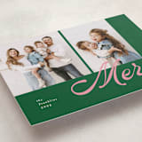 "Sporty Merry" - Holiday Cards in Evergreen by Catherine Culvenor - Detail