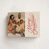 "retro vintage holiday" - Holiday Cards in Cherry by BR Designs - Folded Card