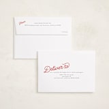 "retro vintage holiday" - Holiday Cards in Cherry by BR Designs - FREE Recipient Addressing