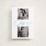 "Quiet Overlap" - Holiday Cards in Celestial by Susan Zinader - Front