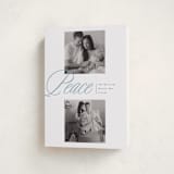 "Quiet Overlap" - Holiday Cards in Celestial by Susan Zinader - Folded Card