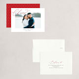 "Love and Cheers" - Holiday Cards in Poinsettia by Angellia Stefanie - Assembled