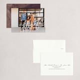 "Hopeful Hand-Lettering" - Holiday Cards in Snow by Becky Nimoy - Assembled