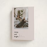 "Messy & Bright" - Holiday Cards in Blush by Iveta Angelova - Folded Card