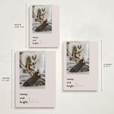 "Messy & Bright" - Holiday Cards in Blush by Iveta Angelova - Formats Available