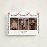 "Joyful Holly" - Holiday Cards in Peppermint by Susan Moyal - Front