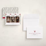 "Joyful Holly" - Holiday Cards in Peppermint by Susan Moyal - Assembled