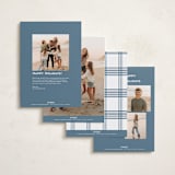 "Lauren" - Holiday Cards in Winterberry by Blustery August - Back of Card Options