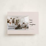 "Messy & Bright" - Holiday Cards in Blush by Iveta Angelova - Front