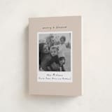 "Blessed Frame" - Holiday Cards in Butter Cream by Mansi Verma - Folded Card