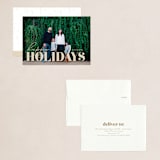 "Holiday Happiness" - Holiday Cards in Champagne by Angela Thompson - Assembled