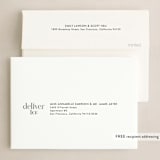 "Striking Type" - Holiday Cards in Snowflake by Sandra Picco Design - FREE Recipient Addressing