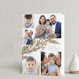 "Garland" - Holiday Cards in Snow by Rebecca Durflinger - Folded Card