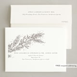 "Garland" - Holiday Cards in Snow by Rebecca Durflinger - FREE Recipient Addressing