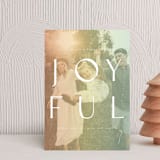 "Fully Joyful" - Holiday Cards in Sherbet by Ashlee Townsend - Front