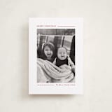 "Candy Cane Lines" - Holiday Cards in Candy Cane by Allison Orszak - Front