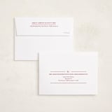 "Candy Cane Lines" - Holiday Cards in Candy Cane by Allison Orszak - FREE Recipient Addressing