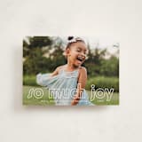 "Much Joy" - Holiday Cards in Snow by Annie Holmquist - Front