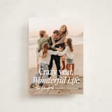 "Wonderfully Crazy" - Holiday Cards in Snowball by Erin L. Wilson - Front