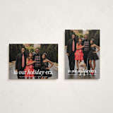 "holiday era" - Holiday Cards in Snow by Angela Marzuki - Photo Orientation Options