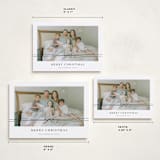 "Delicate Ribbon" - Holiday Cards in Coal by Wildfield Paper Co - Formats Available