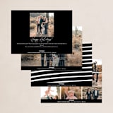 "Oh What Fun Holiday" - Holiday Cards in Coal by Jen Huppert - Back of Card Options