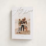 "Topper" - Holiday Cards in Golden by Jessica Williams - Folded Card