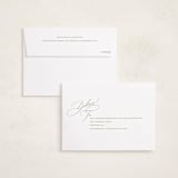 "Topper" - Holiday Cards in Golden by Jessica Williams - FREE Recipient Addressing