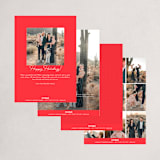 "Dash of Hope" - Holiday Cards in Cloud by That Girl Press - Back of Card Options