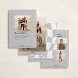 "Very Bold" - Holiday Cards in Snowflake by Jessie Steury - Back of Card Options